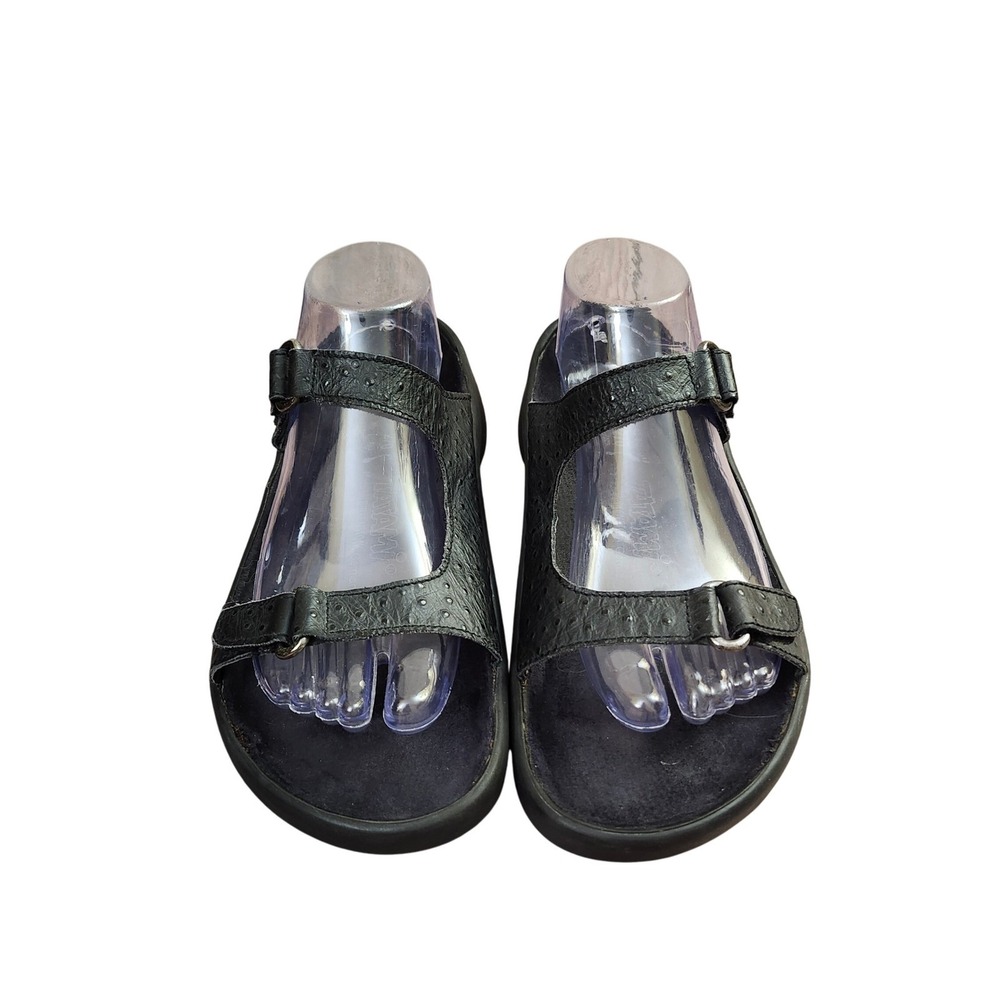 Tatami by Birkenstock‎ Black Leather Adjustable Strap Sandals US L11 M9